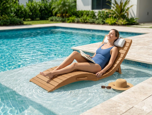 Best Gifts for Pool Owners: in-pool lounge chairs