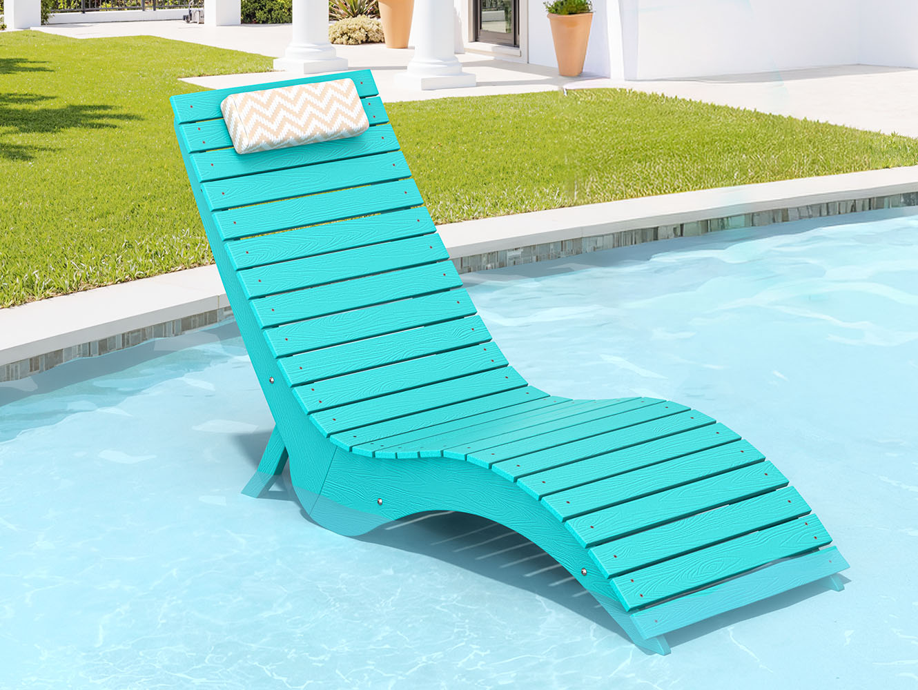 AquaCurve™ Aquawave Sun Shelf Chairs for In-Pool Use