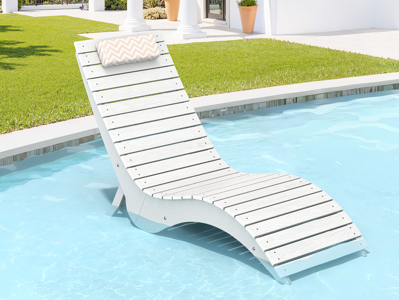 AquaCurve™ Aquawave Sun Shelf Chairs for In-Pool Use