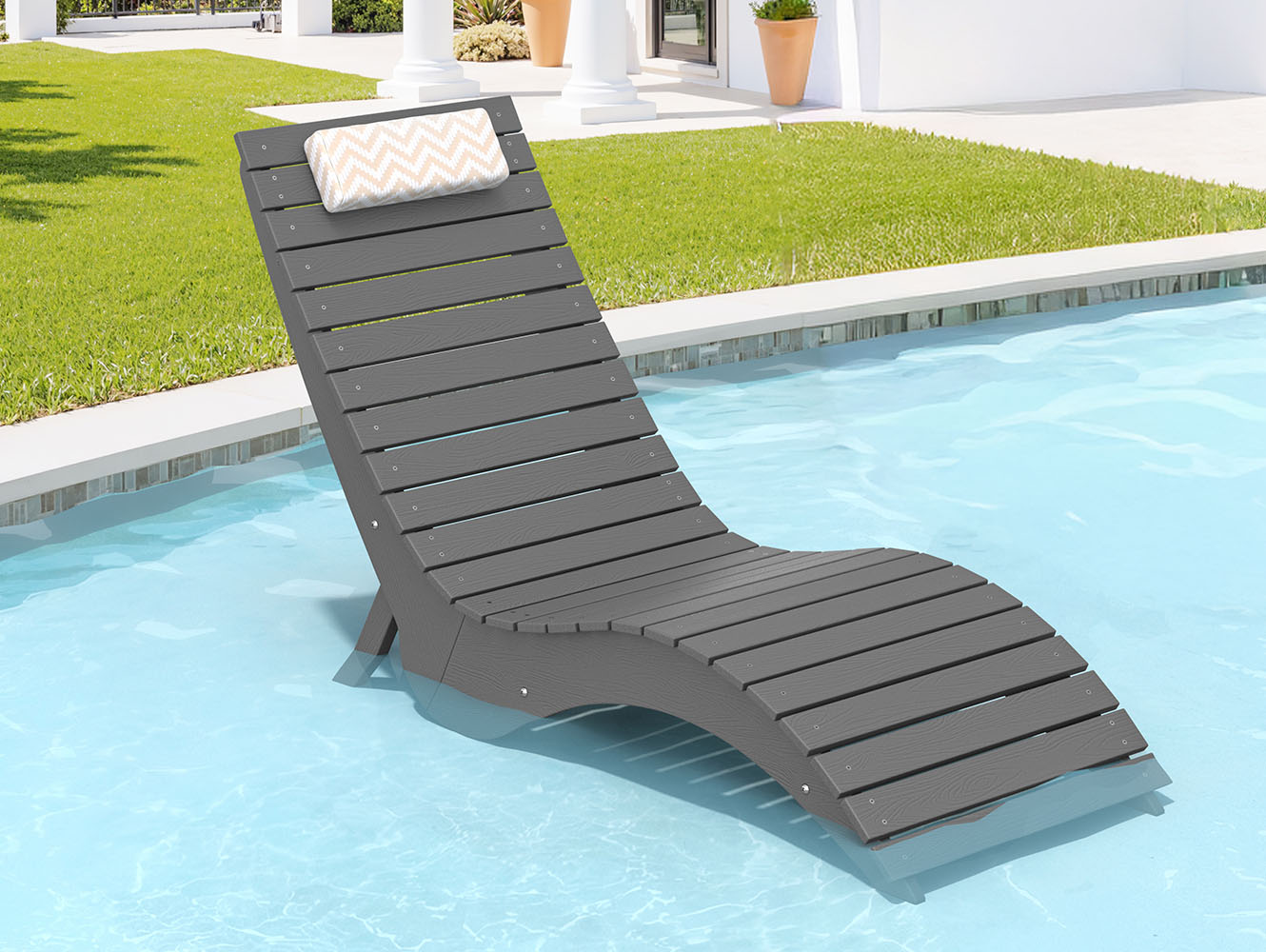 AquaCurve™ Aquawave Sun Shelf Chairs for In-Pool Use