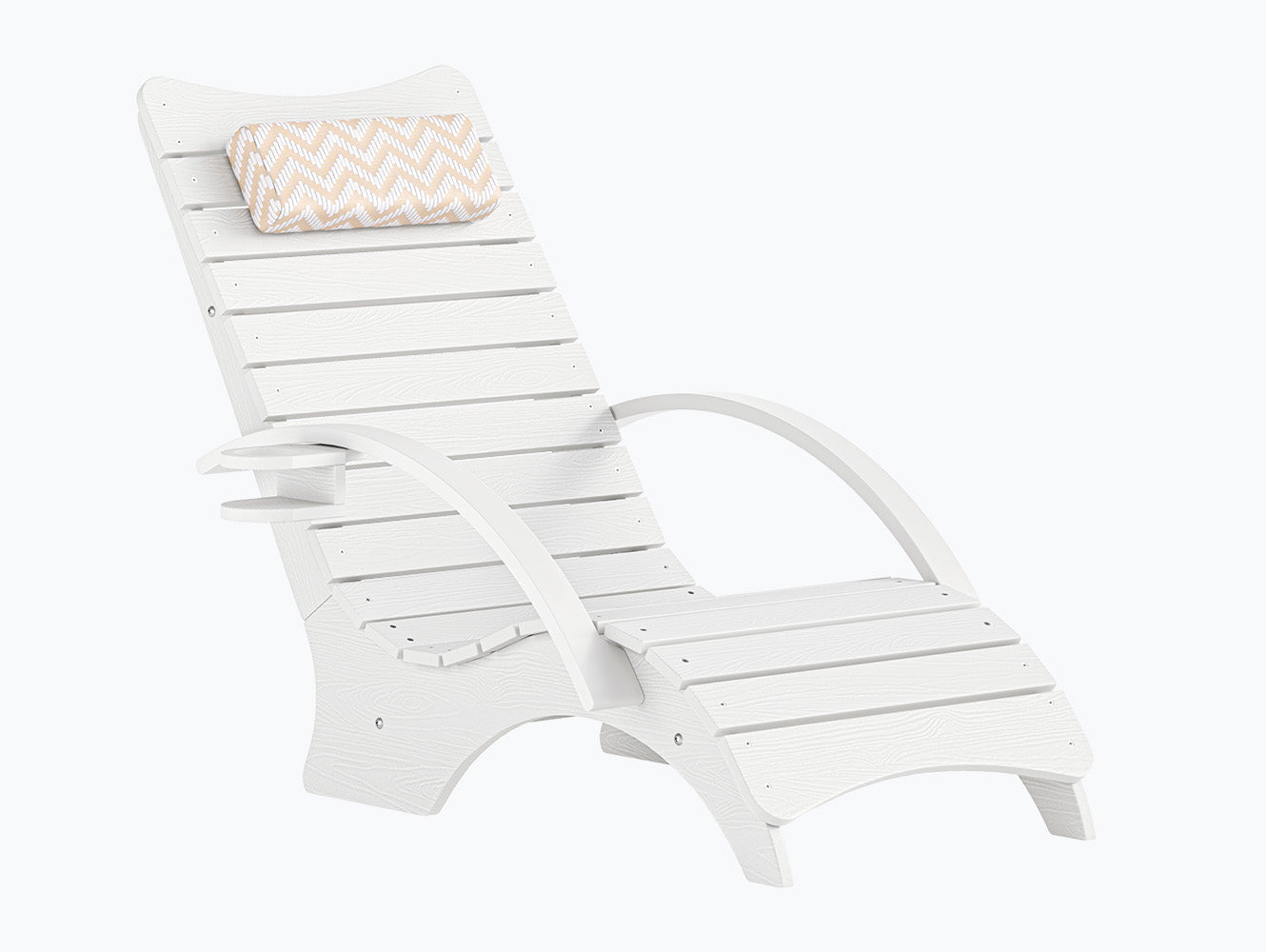 AquaCurve™ Aquawave In-Pool Lounge Chair with Armrests & Cup Holder for Tanning Ledge and Sun Shelf