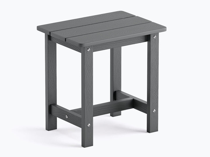 View dark gray AquaCurve in-pool side table