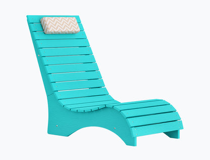 In-Pool Loungers & Chaise Sets, HDPS Pool Lounge Chairs for Shallow Water with Headrests