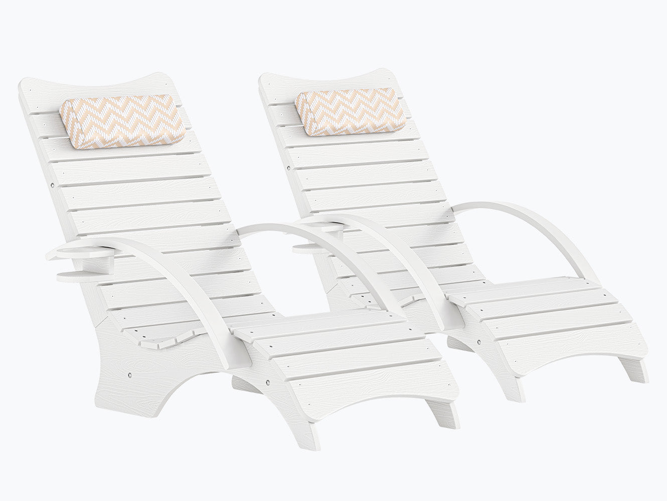 AquaCurve™ Aquawave In-Pool Lounge Chair with Armrests & Cup Holder for Tanning Ledge and Sun Shelf