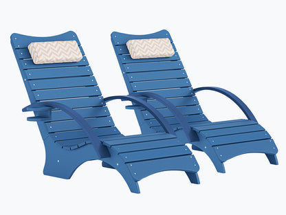 AquaCurve™ Aquawave In-Pool Lounge Chair with Armrests & Cup Holder for Tanning Ledge and Sun Shelf