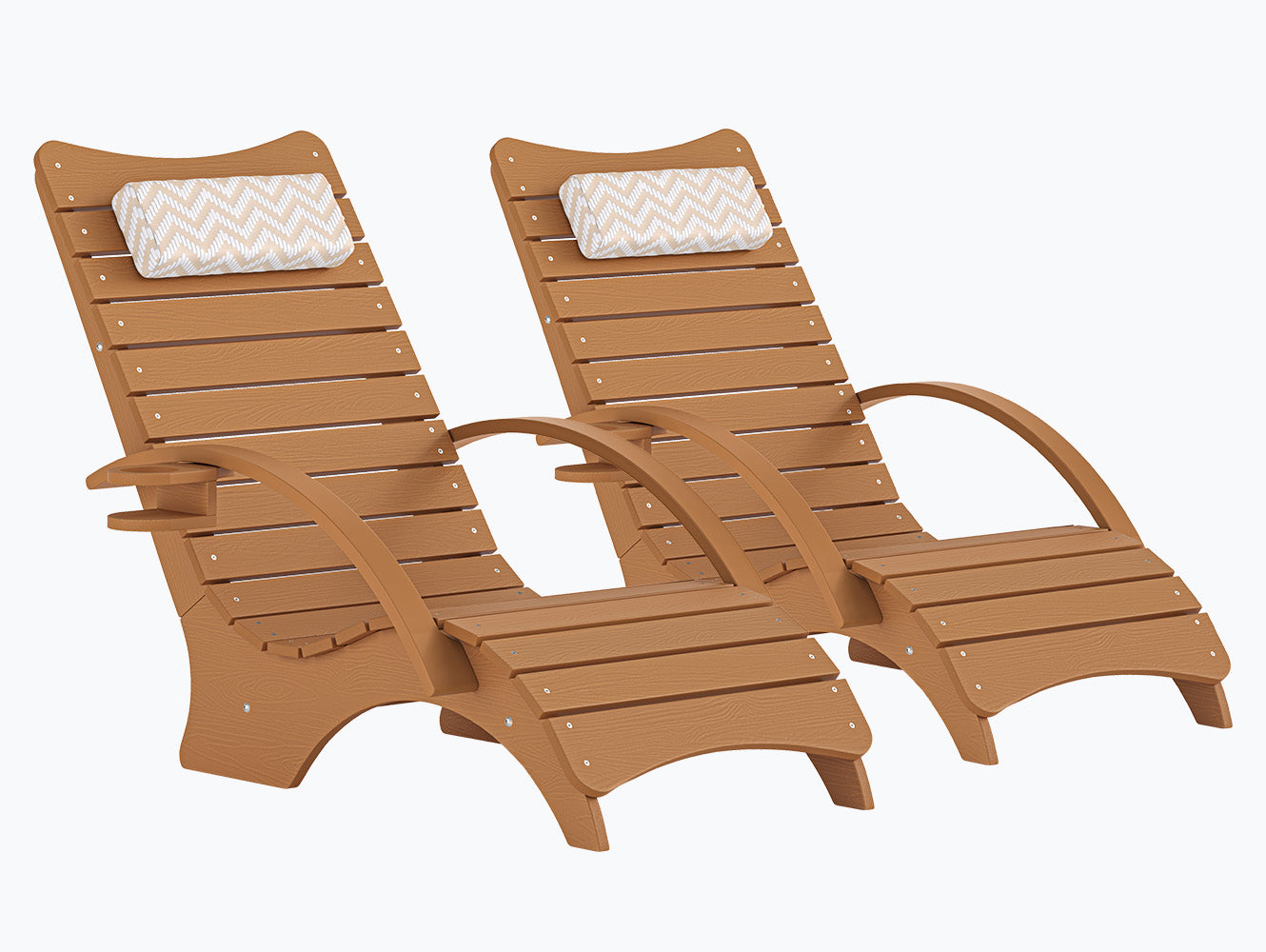 AquaCurve™ Aquawave In-Pool Lounge Chair with Armrests & Cup Holder for Tanning Ledge and Sun Shelf