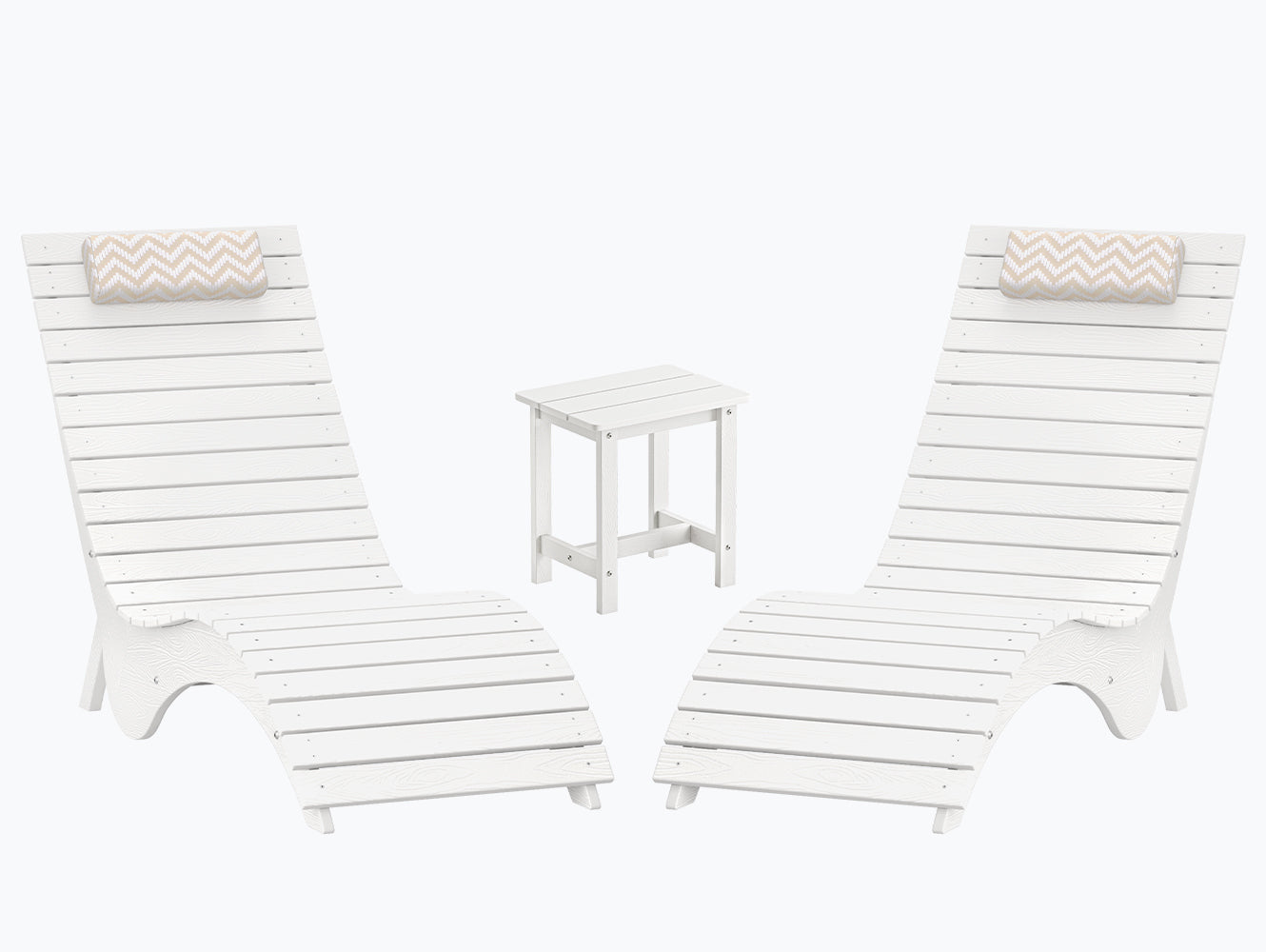 In-Pool Loungers & Chaise Sets, HDPS Pool Lounge Chairs with Headrests