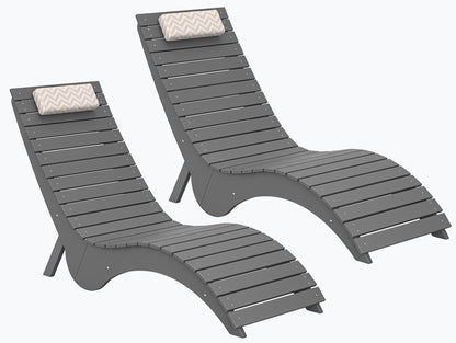 In-Pool Loungers & Chaise Sets, HDPS Pool Lounge Chairs with Headrests