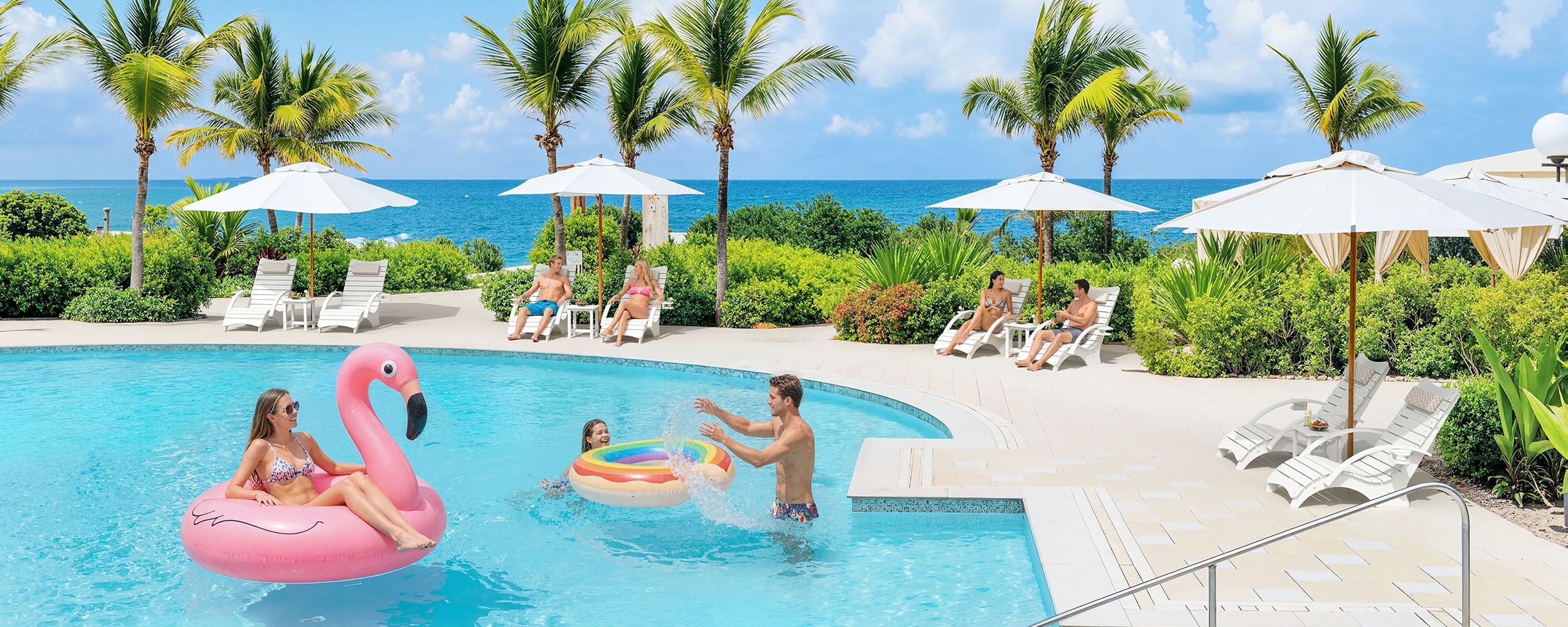 Shallow-water in-pool lounge chairs for a 0 to 9 inch residential sun shelf