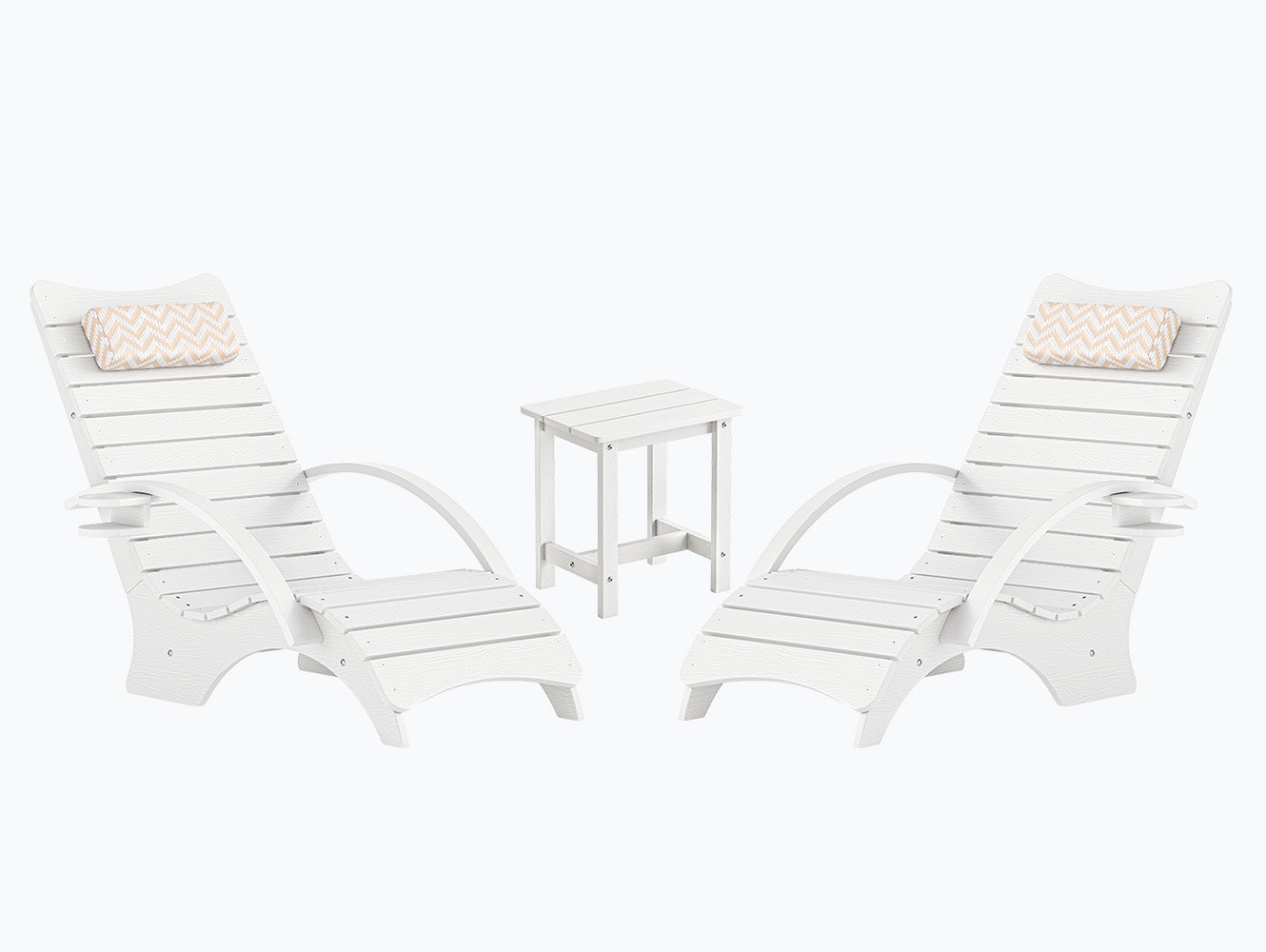 AquaCurve™ Aquawave In-Pool Lounge Chair with Armrests & Cup Holder for Tanning Ledge and Sun Shelf