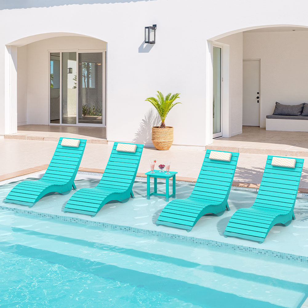 AquaCurve™ Aquawave Sun Shelf Chairs for In-Pool Use