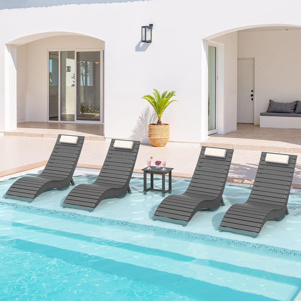 AquaCurve™ Aquawave Sun Shelf Chairs for In-Pool Use