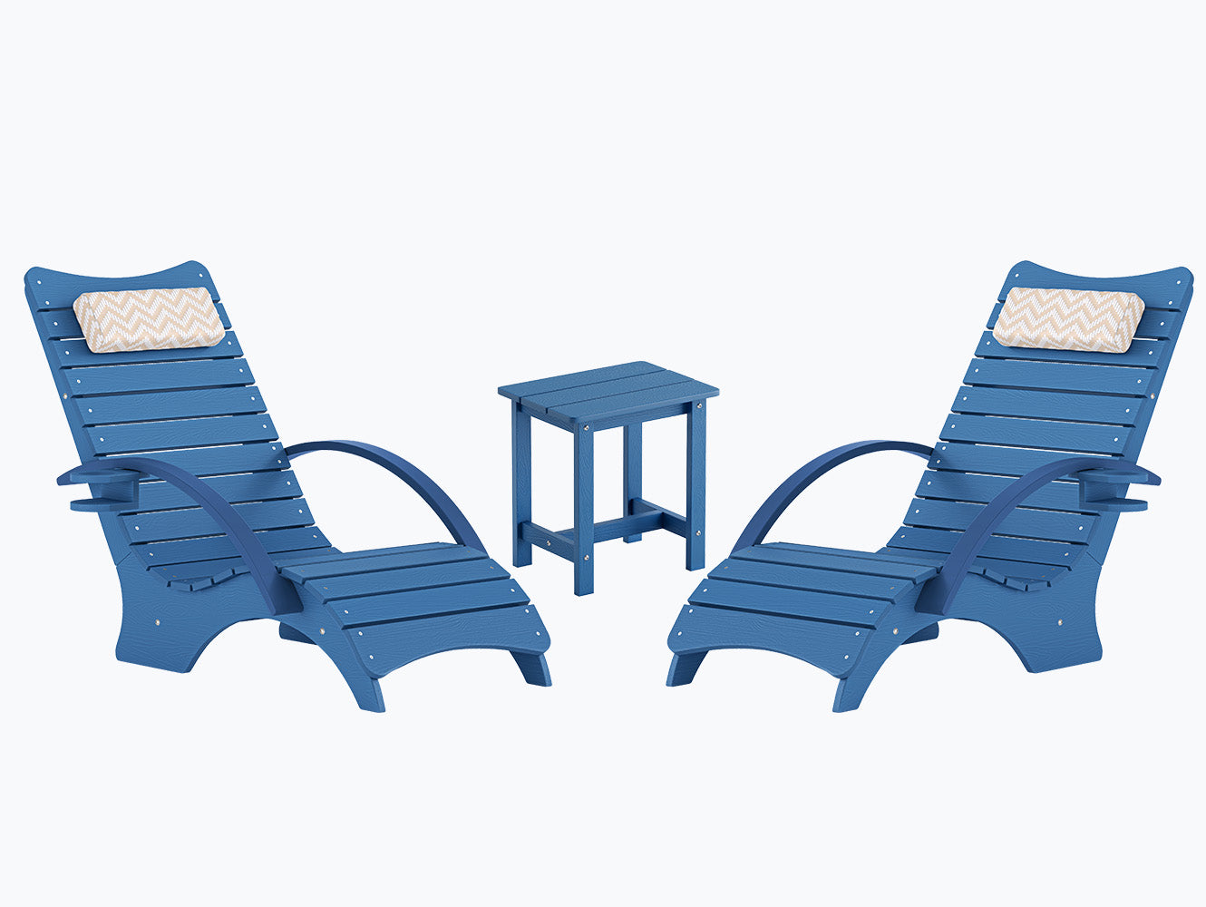 AquaCurve™ Aquawave In-Pool Lounge Chair with Armrests & Cup Holder for Tanning Ledge and Sun Shelf