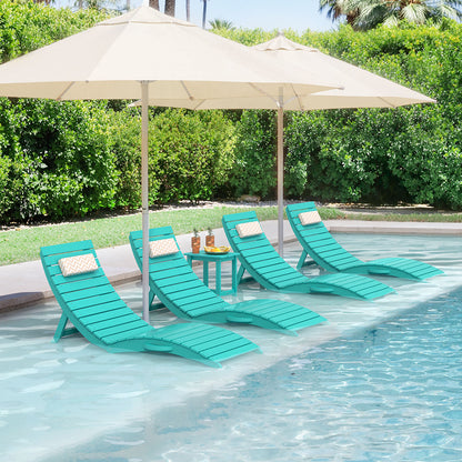 Folding Pool Lounge Chair