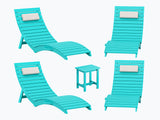 Aruba Blue / 4pcs+Table--Extra $300 OFF