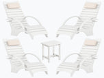 AquaCurve™ Aquawave In-Pool Lounge Chair with Armrests & Cup Holder for Tanning Ledge and Sun Shelf | Michelle