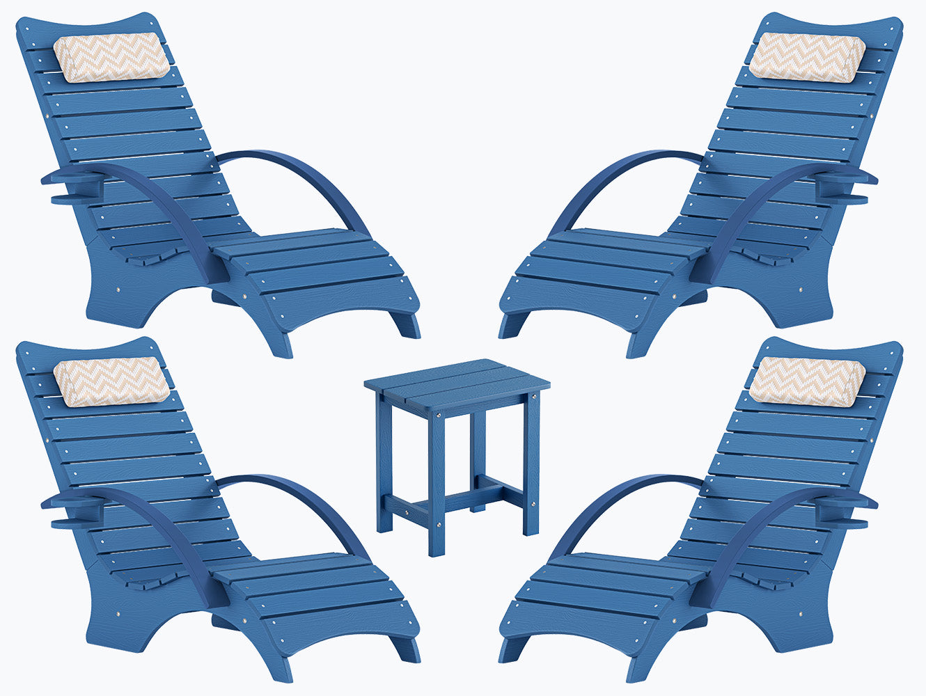AquaCurve™ Aquawave In-Pool Lounge Chair with Armrests & Cup Holder for Tanning Ledge and Sun Shelf