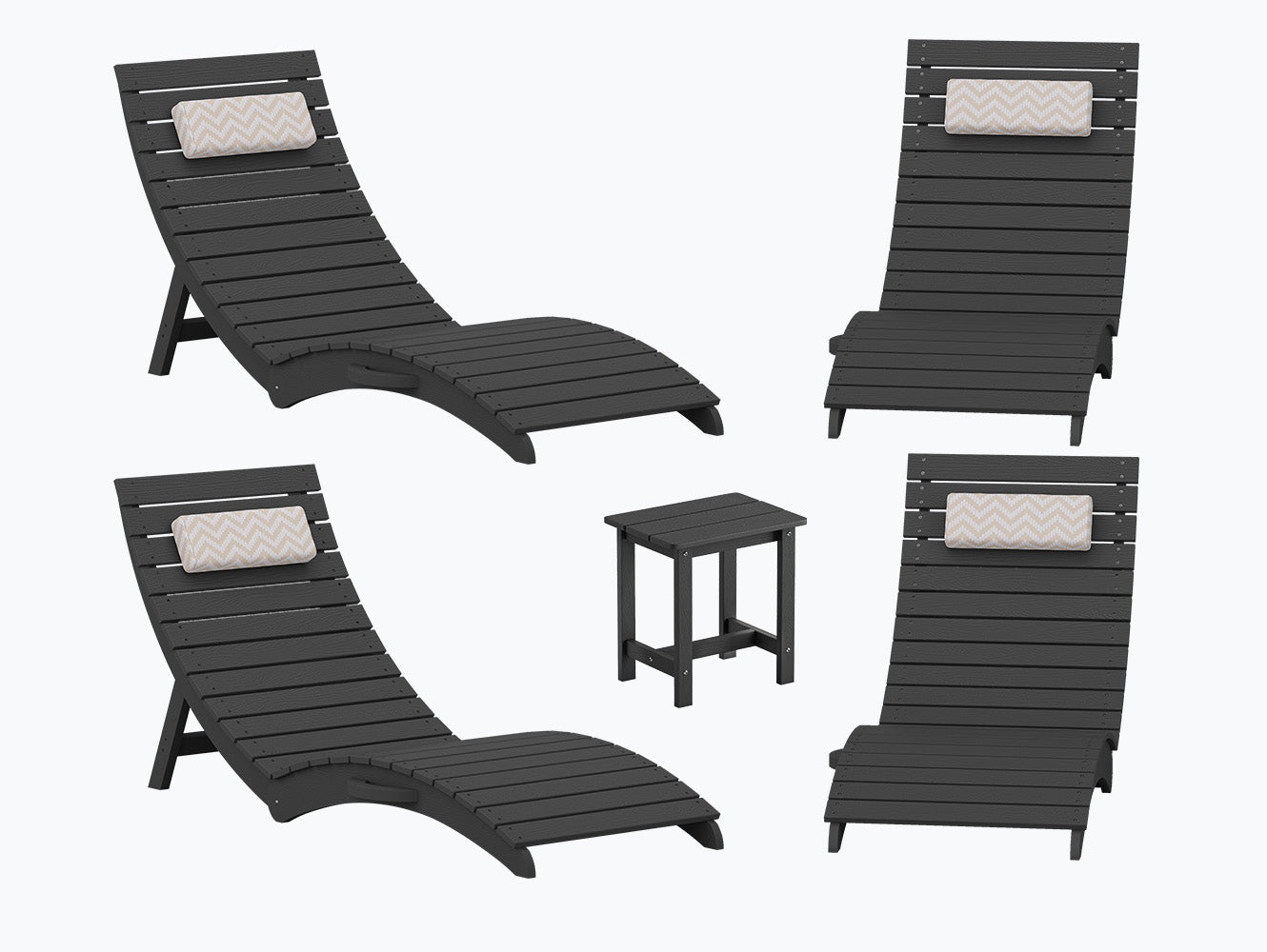Folding Pool Lounge Chair