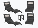 Black / 4pcs+Table--Extra $300 OFF