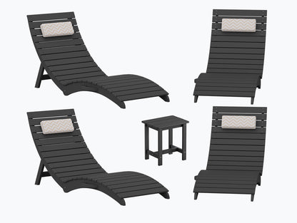 Folding Pool Lounge Chair