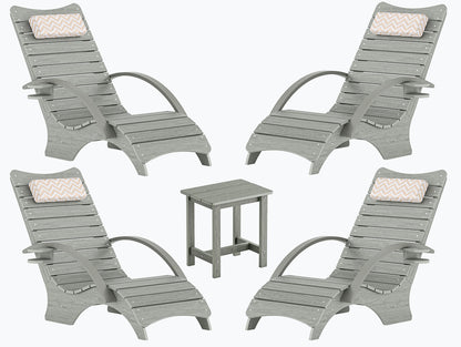 AquaCurve™ Aquawave In-Pool Lounge Chair with Armrests & Cup Holder for Tanning Ledge and Sun Shelf