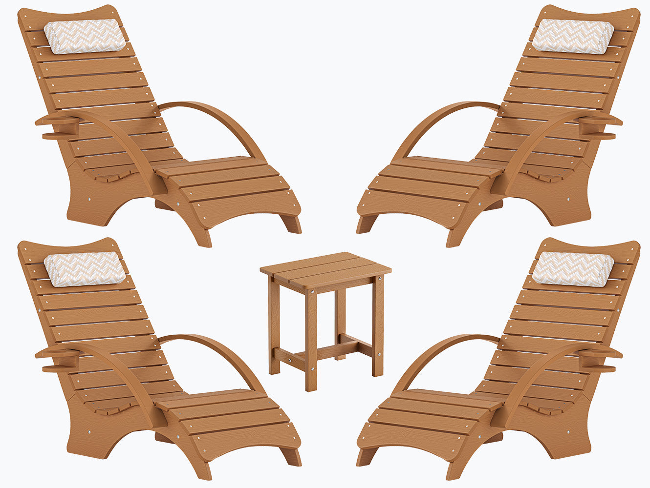 AquaCurve™ Aquawave In-Pool Lounge Chair with Armrests & Cup Holder for Tanning Ledge and Sun Shelf