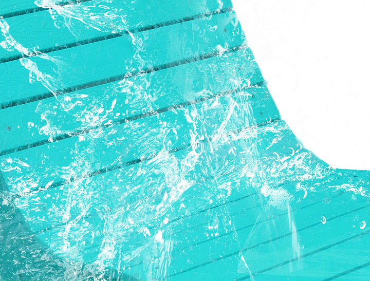 Close-up of AquaCurve in-pool lounger surface and durable material finish