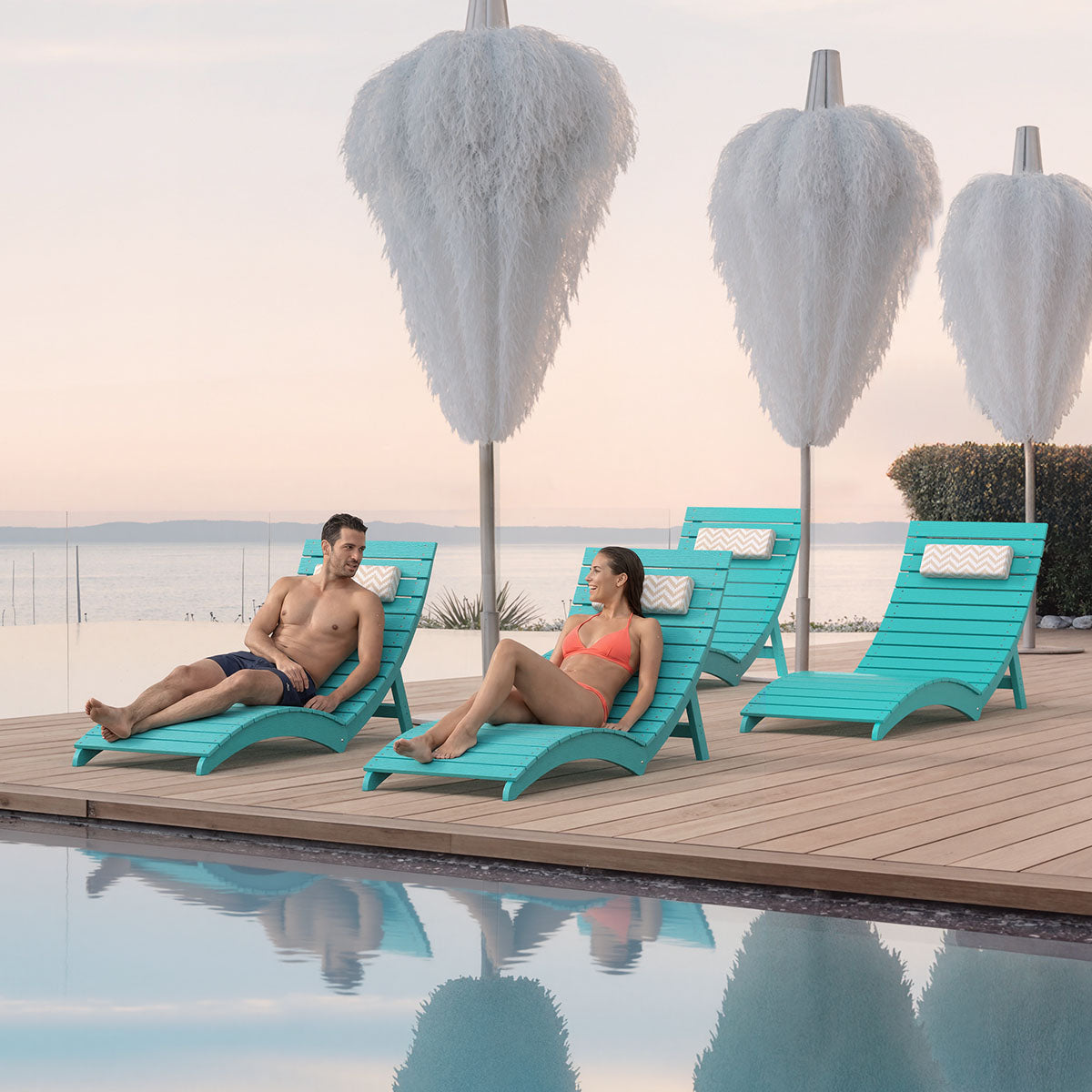 Folding Pool Lounge Chair