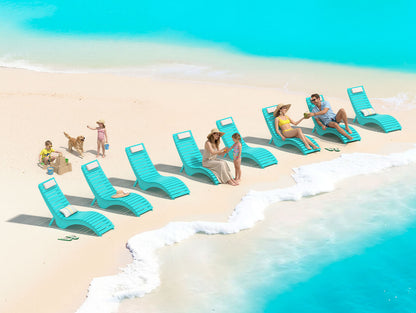 In-Pool Loungers & Chaise Sets, HDPS Pool Lounge Chairs with Headrests