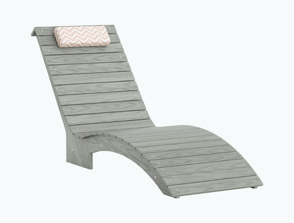 In-Pool Chaise Lounger, HDPS Pool Lounge Chair with Headrest and Weighted Sandbags