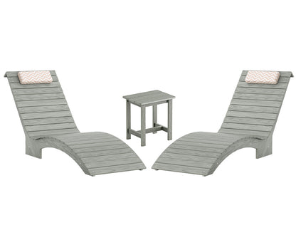 In-Pool Chaise Lounger, HDPS Pool Lounge Chair with Headrest and Weighted Sandbags