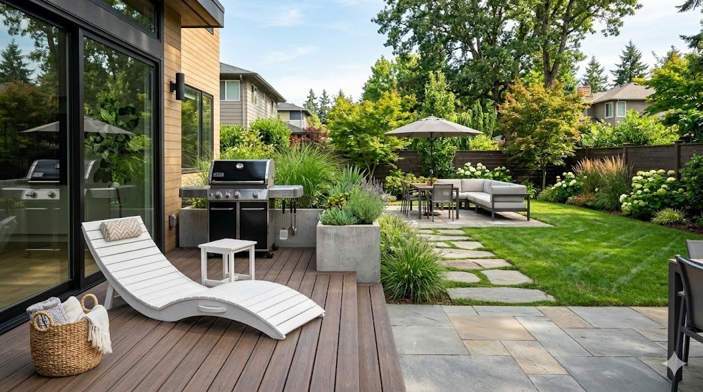 measuring usable patio space for armless lounge chairs